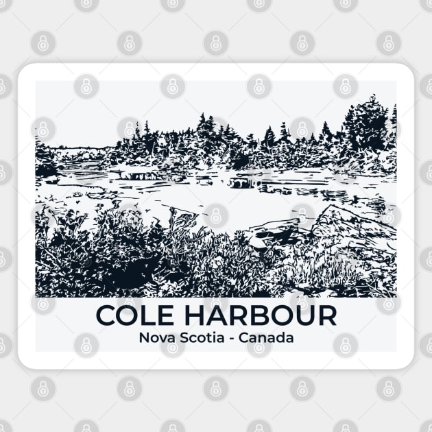 Cole Harbour - Nova Scotia Magnet by Lakeric